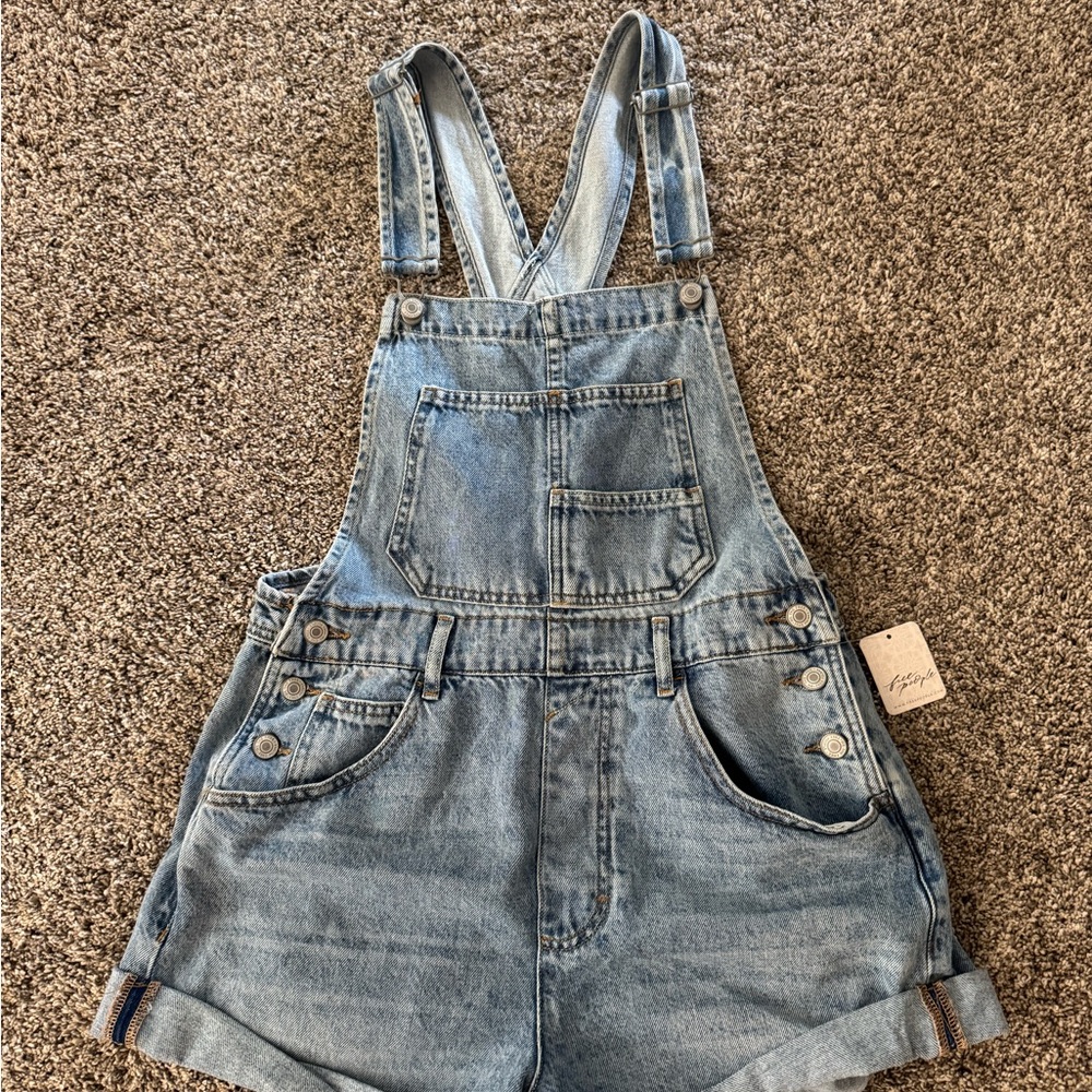 Free people- NWT shorts Overalls